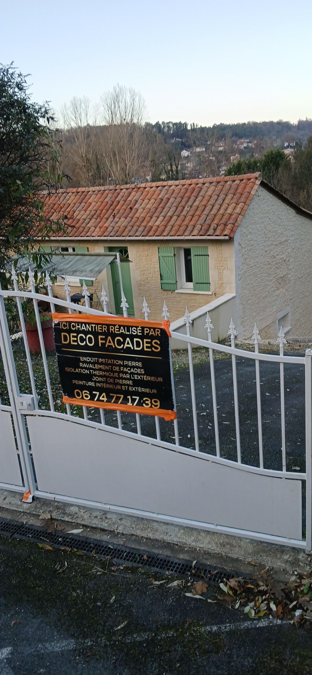 imitatin pierre vue depuis la rue deco facade 33
